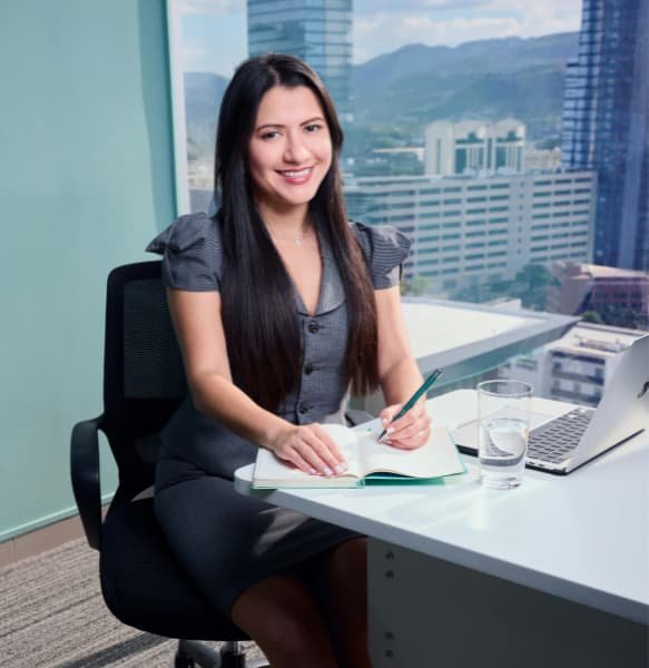 lady in office